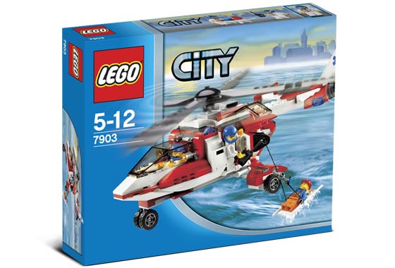7903 Rescue Helicopter (Retired) (Certified Complete) product image 1, provided for visual reference and product detail