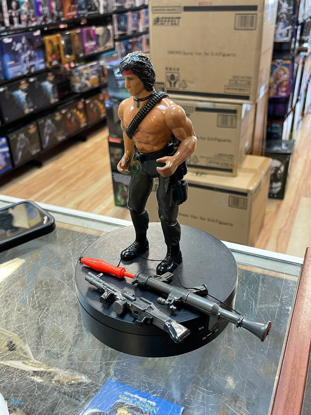 Fire Power Rambo with Accessories (Vintage Rambo, Coleco) product image 3, provided for visual reference and product detail