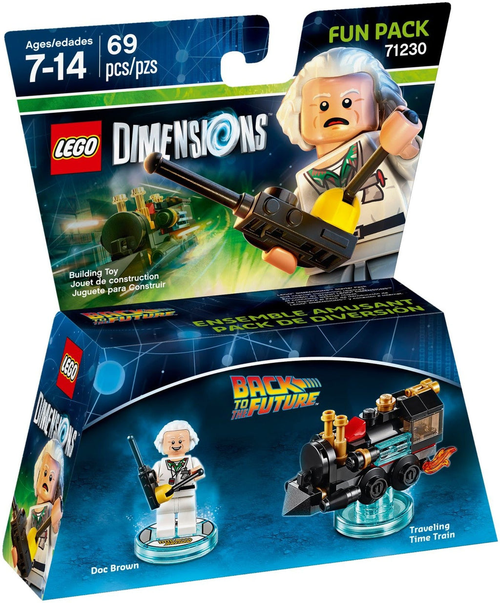 71230 LEGO Dimensions: Fun Pack - Back to the Future (Retired) (New Sealed) product image 2, provided for visual reference