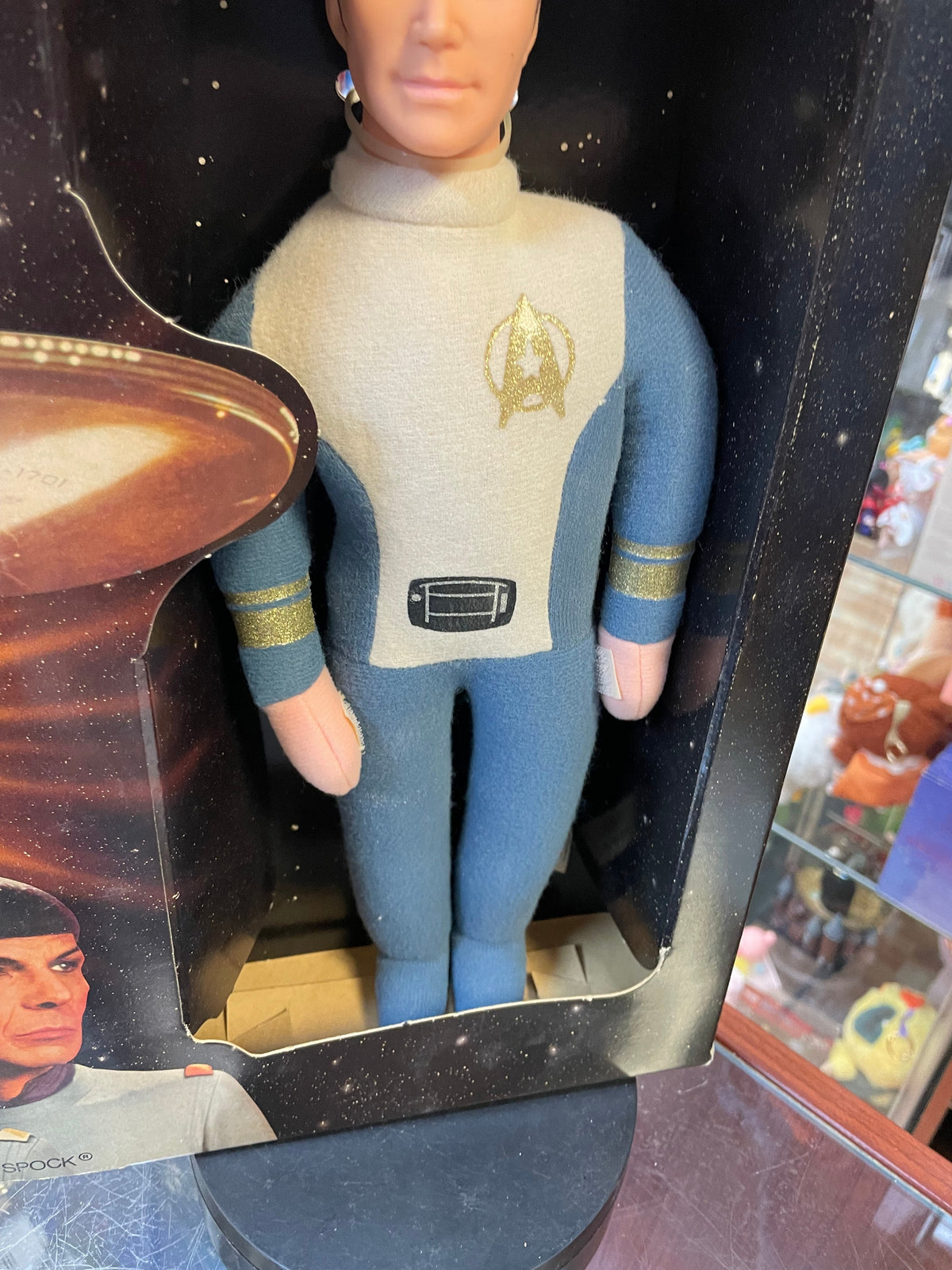 Captain Kirk -Soft Poseable Figure- (Vintage Star Trek, Knickerbocker) product image 5, provided for visual reference and