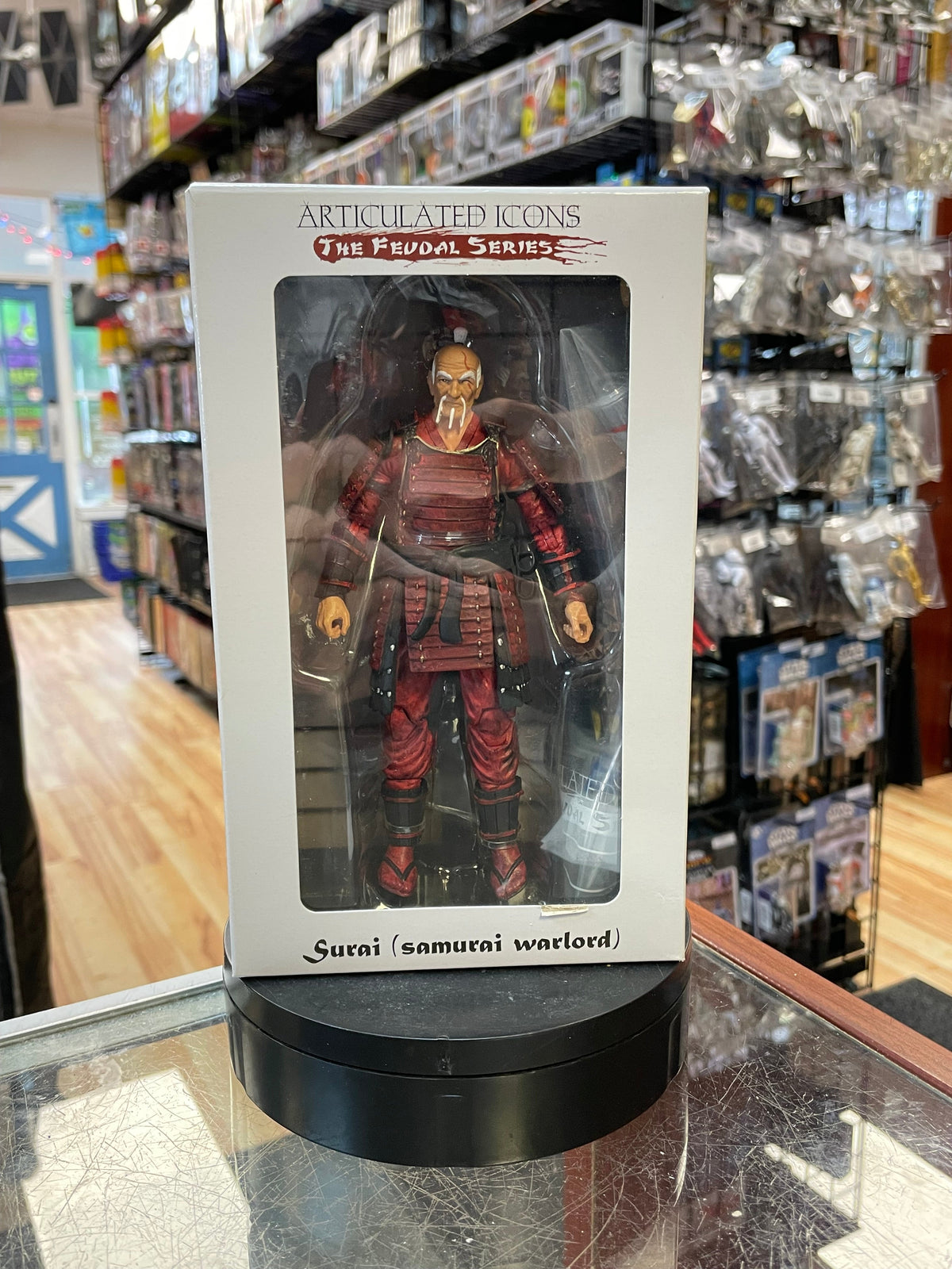 Surai Samurai Warlord (Articulated Icons, Fwoosh) **SEALED** product image 1, provided for visual reference and product