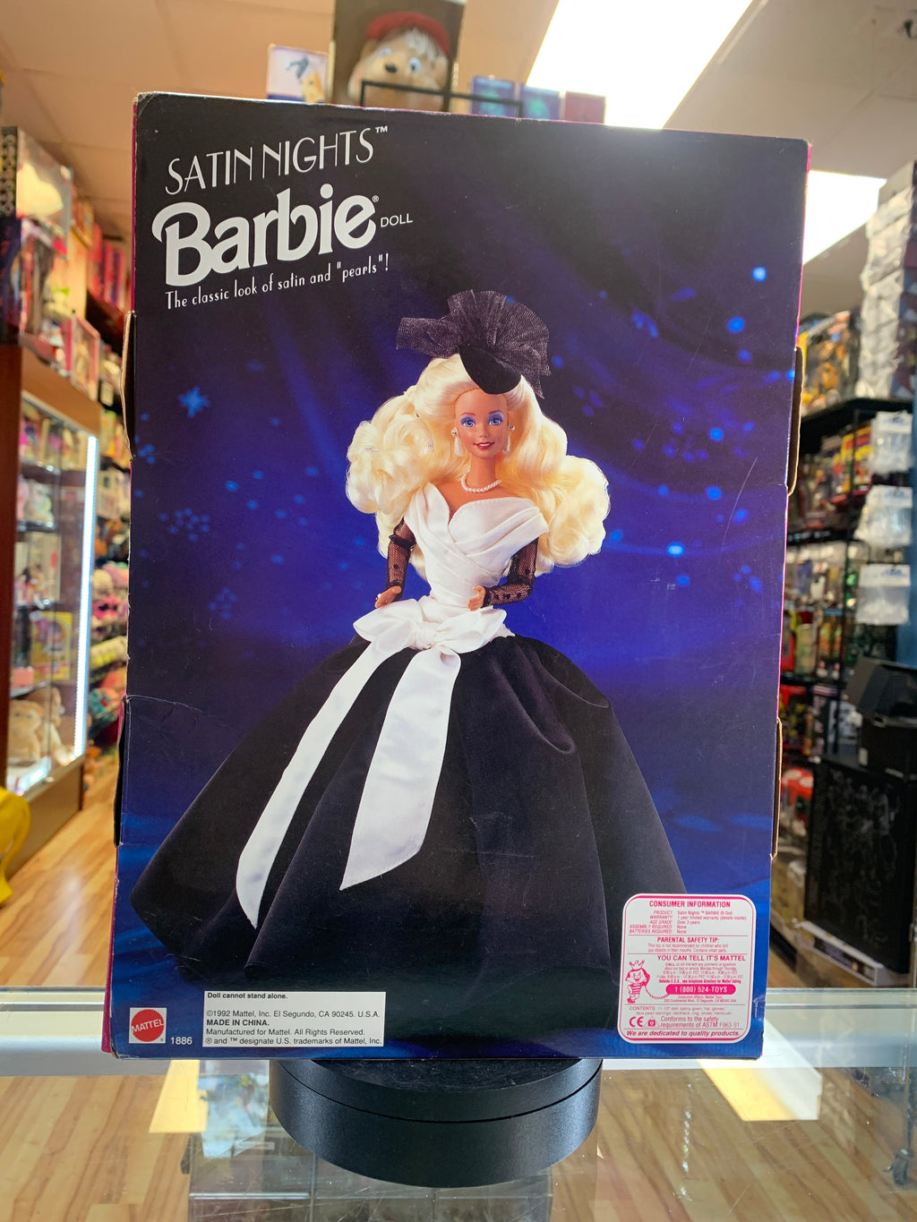 Barbie Satin Nights #1886 (Vintage Barbie, Mattel) **SEALED** product image 3, provided for visual reference and product