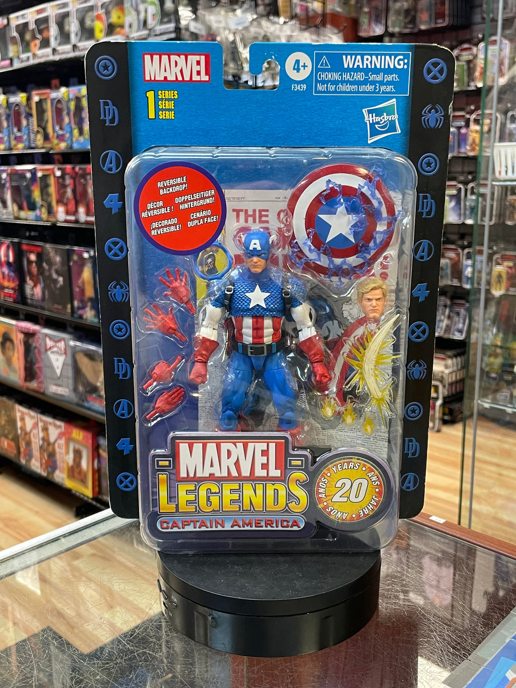 Captain America 20th Anniversary (Marvel Legends, Hasbro) *SEALED* product image 1, provided for visual reference and