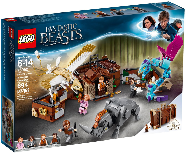 75952 Newt's Case of Magical Creatures (Certified Complete) (Retired) product image 1, provided for visual reference and