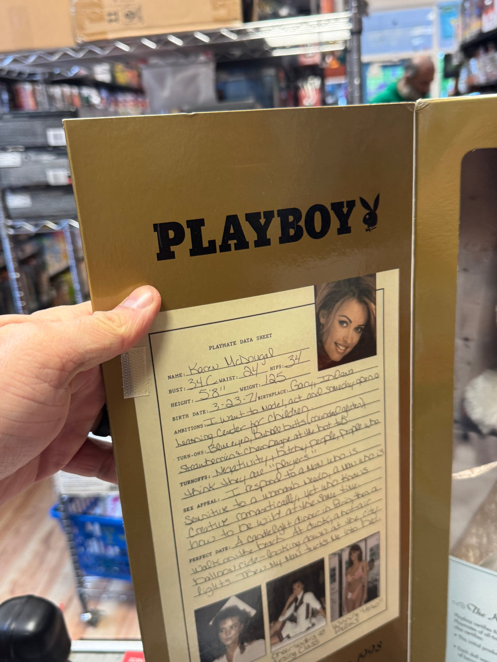 Karen McDougal Playboy Doll 16” (Playboy, Rabbit Head) product image 3, provided for visual reference and product detail
