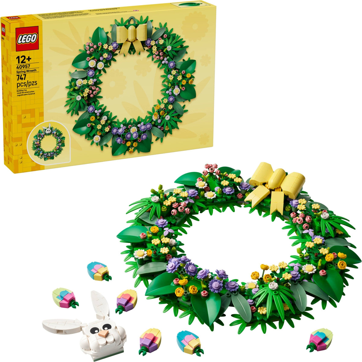 40957 Spring Wreath (Certified Complete) product image 1, provided for visual reference and product detail review