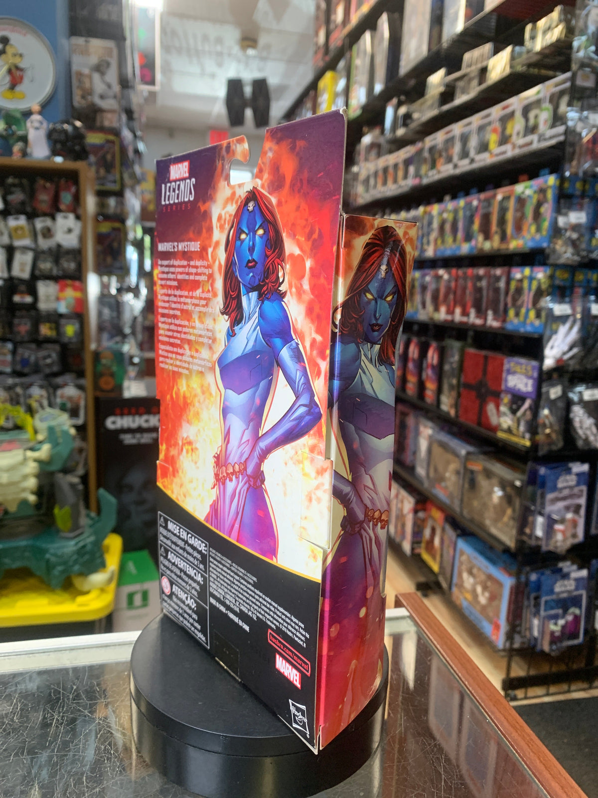Marvels Mystique -Exclusive- (Marvel Legends, Hasbro) **SEALED** product image 2, provided for visual reference and product