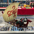 7018 LEGO Viking Ship challenges the Midgard Serpent (Retired) (Previously Owned) product image 1, provided for visual