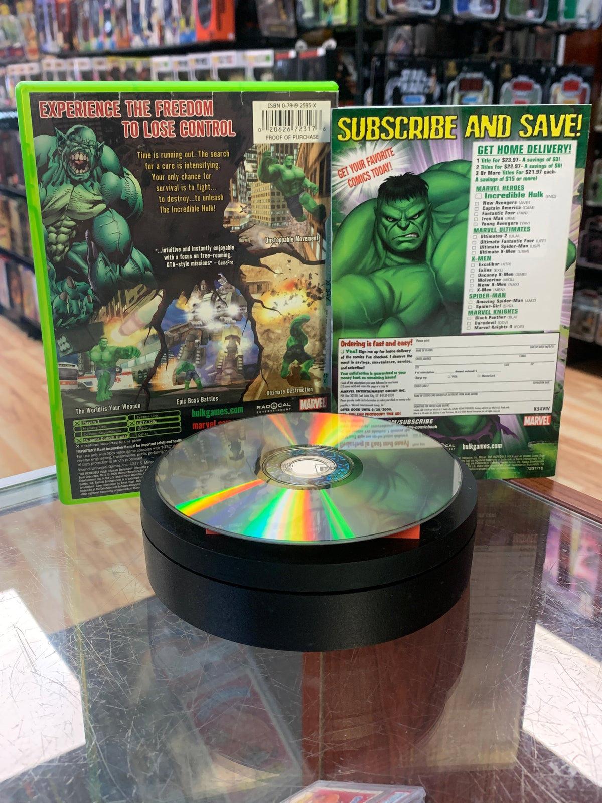 Hulk Ultimate Destruction (Xbox, Marvel, Video Game) **TESTED** product image 2, provided for visual reference and product