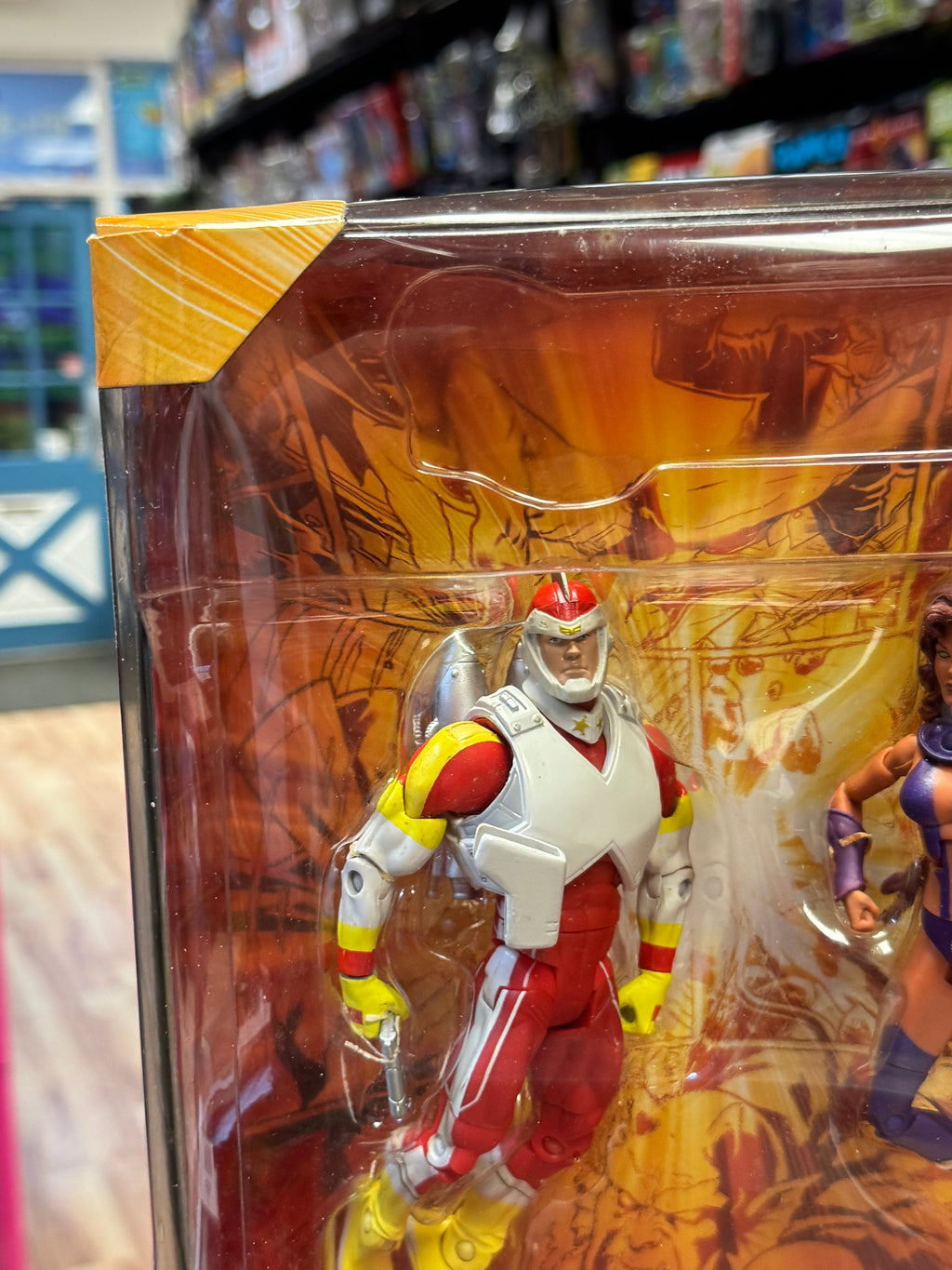 Adam Strange vs Starfire (DC Classics Universe, Mattel) product image 2, provided for visual reference and product detail