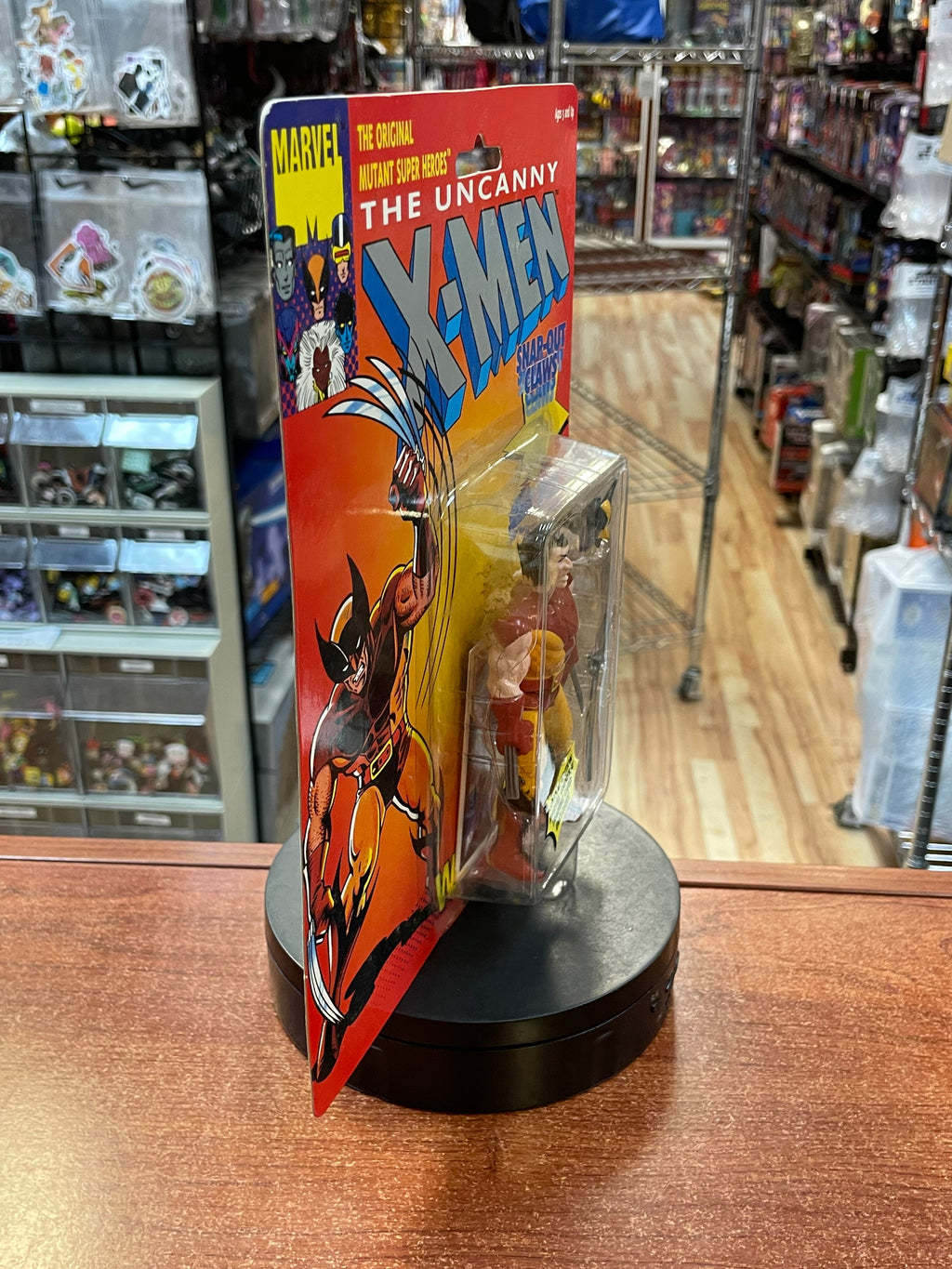 Brown Suit Wolverine (Vintage Marvel, X-Men, Toy Biz) SEALED product image 2, provided for visual reference and product