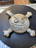 Smiley Psychotic Chaos Belt Buckle ( Vintage Lady Death) LOOSE product image 1, provided for visual reference and product