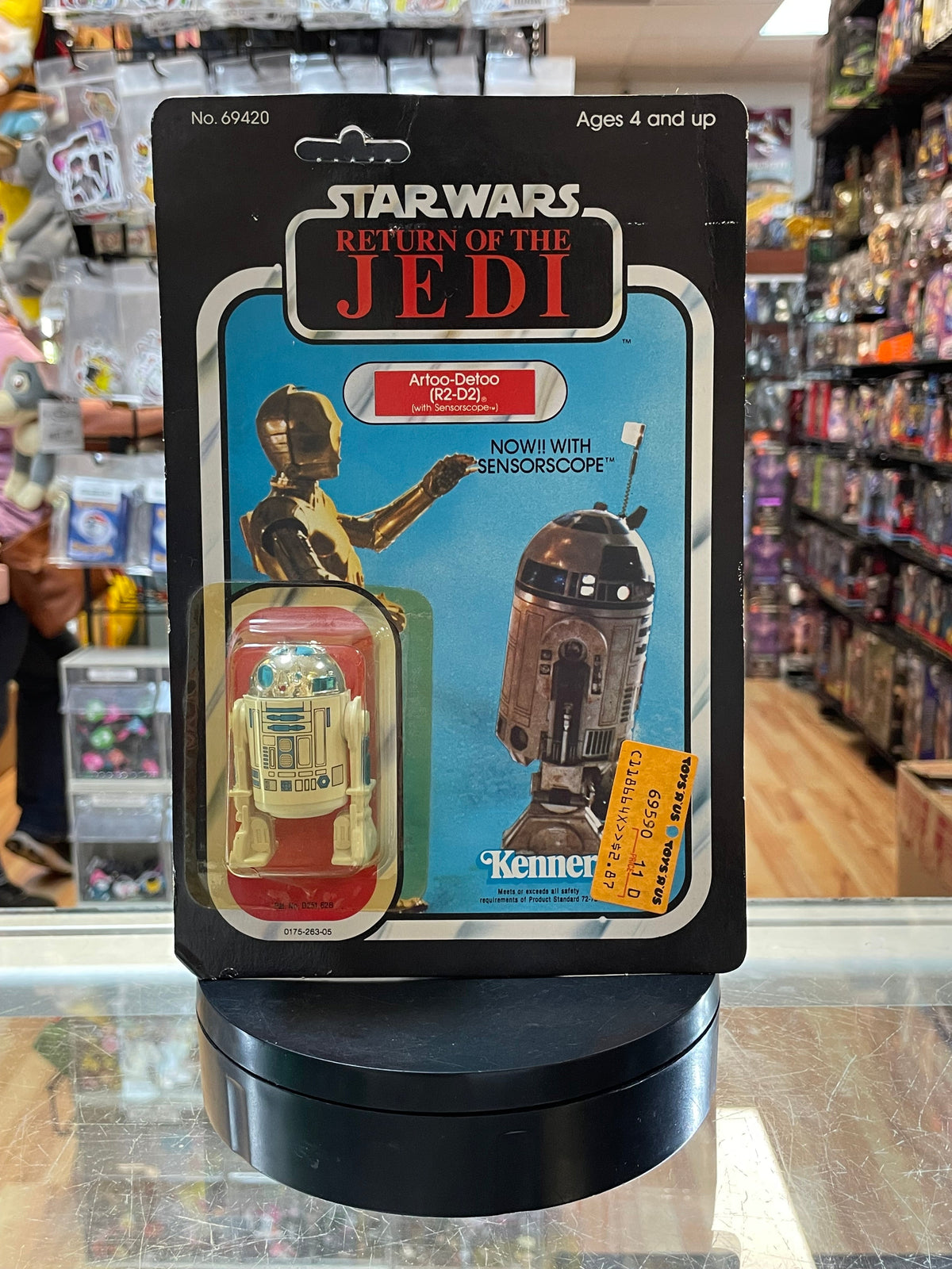 Sensorscope R2-D2 ROTJ 77 (Vintage Star Wars, Kenner) **SEALED** product image 1, provided for visual reference and product