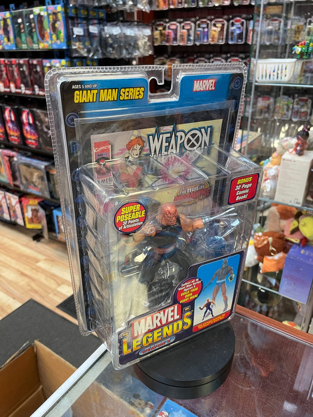 AOP Weapon X Wolverine -Chase- (Marvel Legends, Toybiz) **SEALED** product image 2, provided for visual reference and