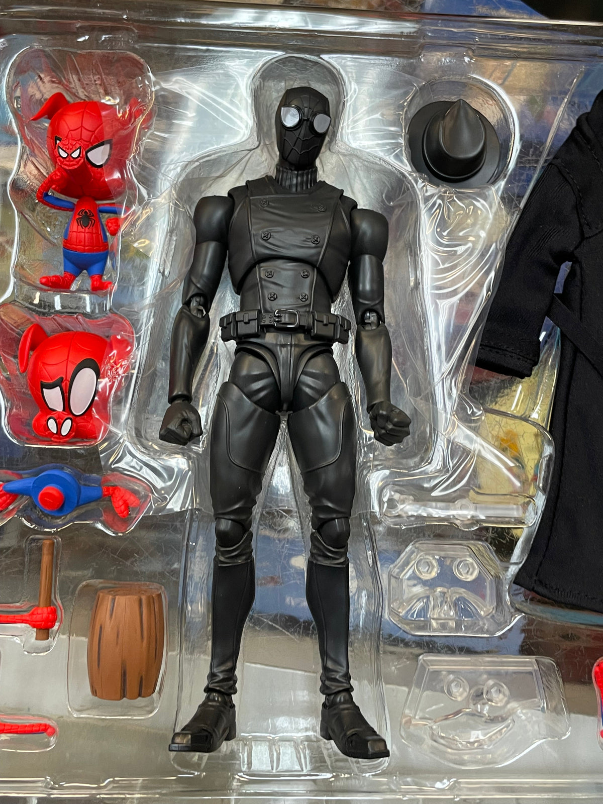 Spider Noir & Spider-Ham (SH Figuarts Bandai, Across the Spider-Verse) *COMPLETE* product image 7, provided for visual