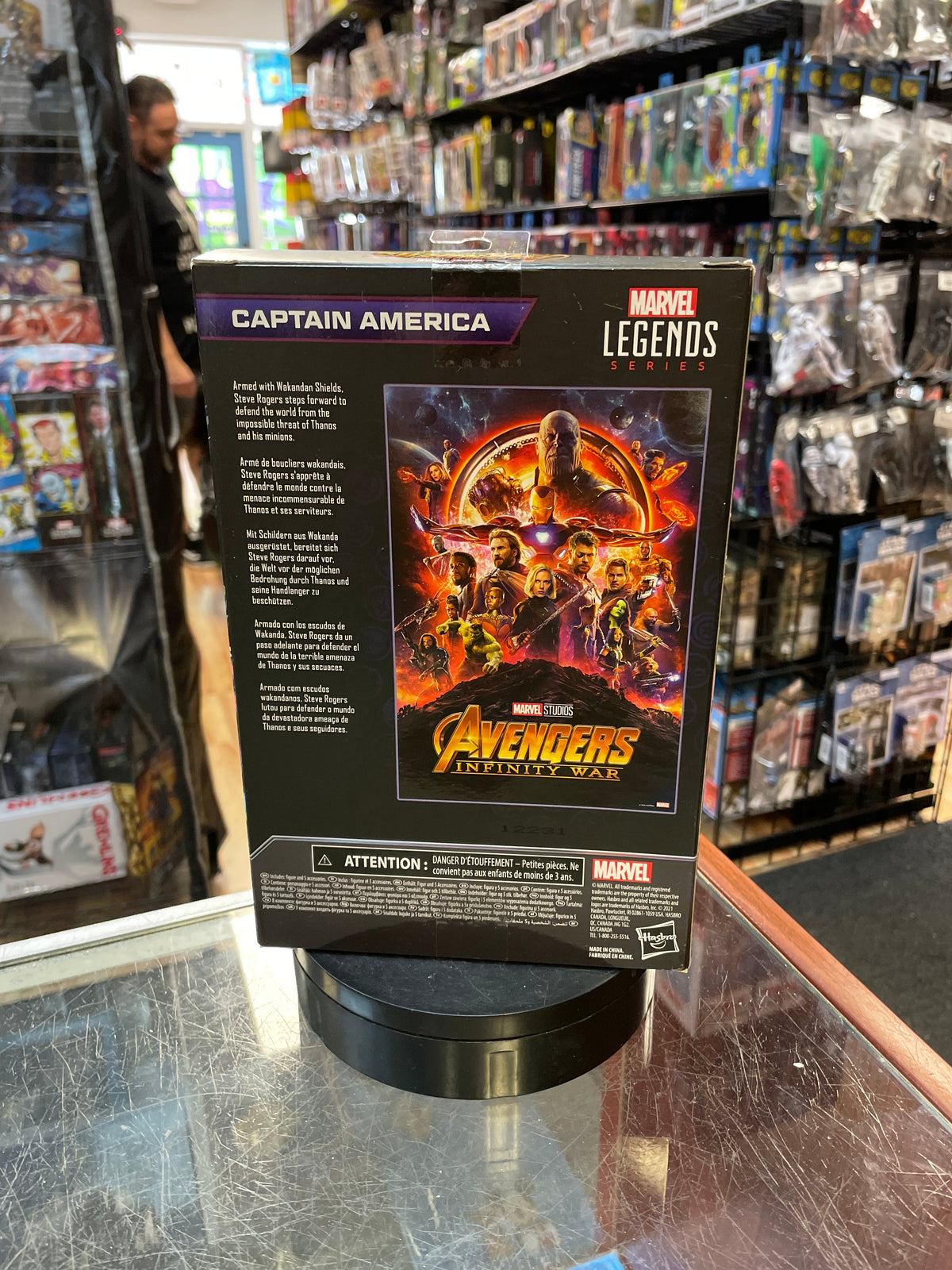 Captain America -Infinity Saga- (Marvel Legends, Hasbro) *SEALED* product image 2, provided for visual reference and product
