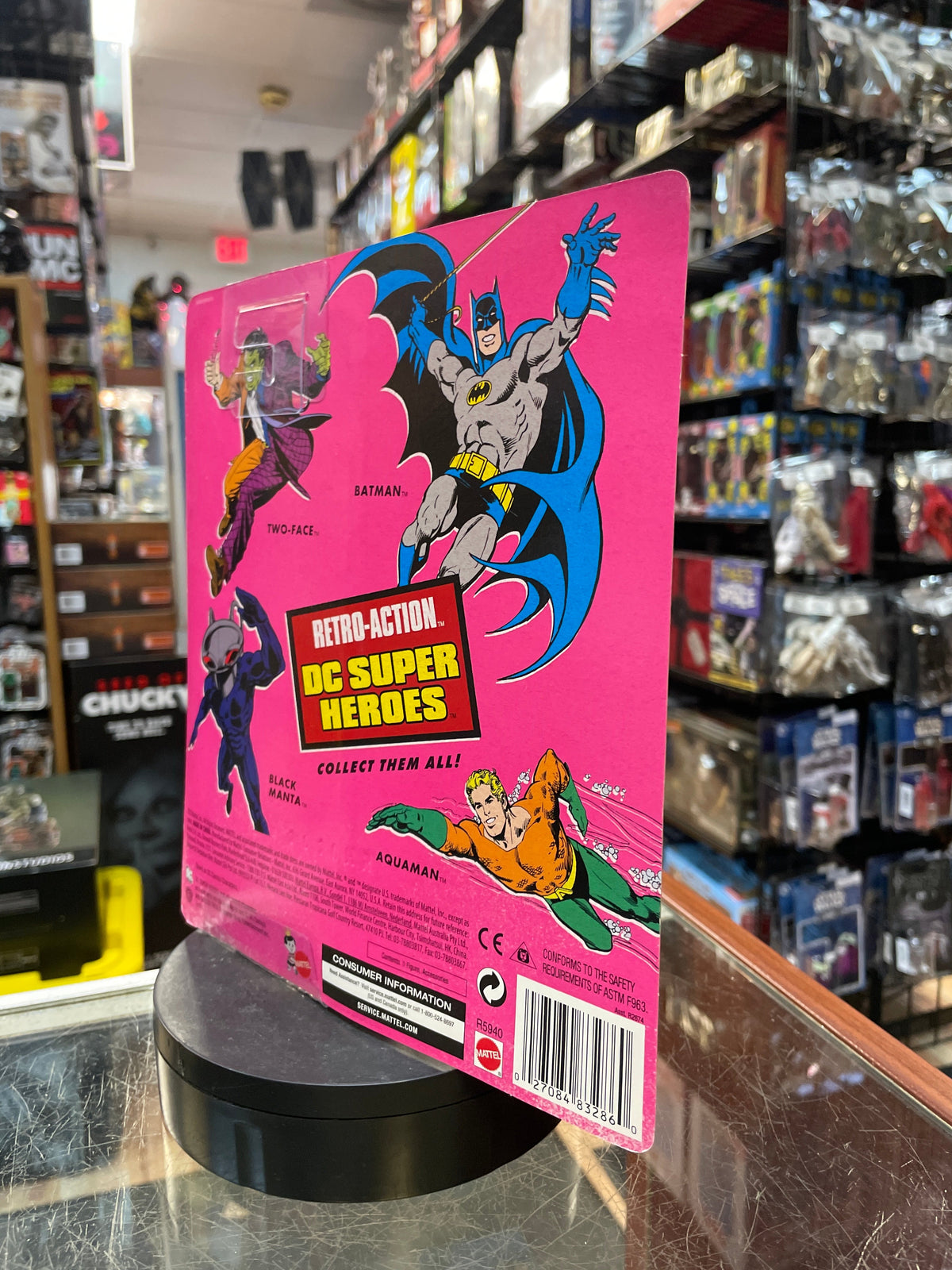Retro Action Black Manta (Mattel, Dc Super Heroes) **SEALED** product image 3, provided for visual reference and product