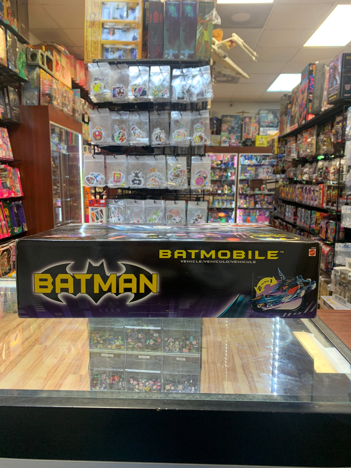 Batmobile 2 in 1 with Motorcycle (Mattel, DC Batman) **SEALED** product image 5, provided for visual reference and product