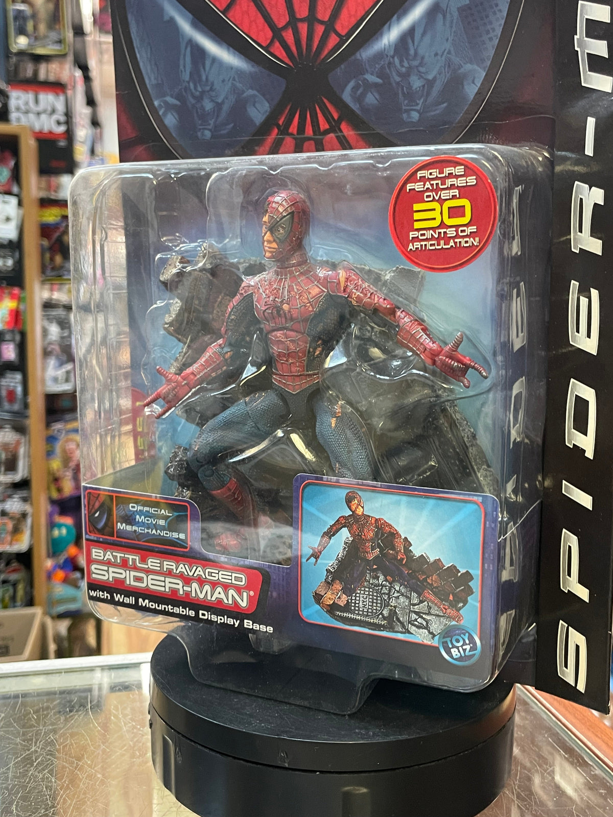 Battle Ravaged Spider-Man Series 1 (Vintage Spider-Man, Toy Biz) SEALED product image 6, provided for visual reference and