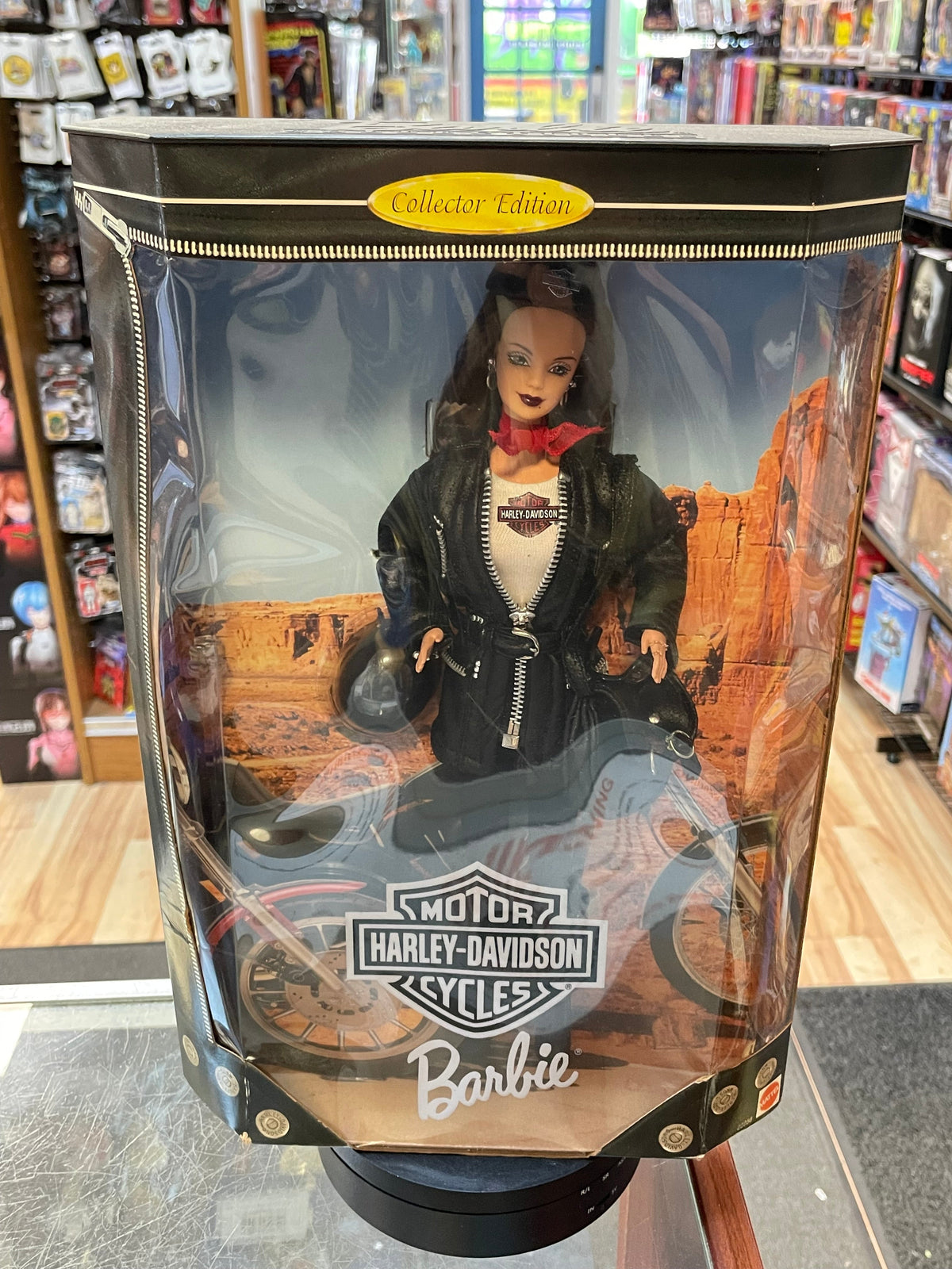 Harley Davidson Brunette Hair BArbie #22256 (Vintage Barbie, Mattel) **SEALED** product image 7, provided for visual