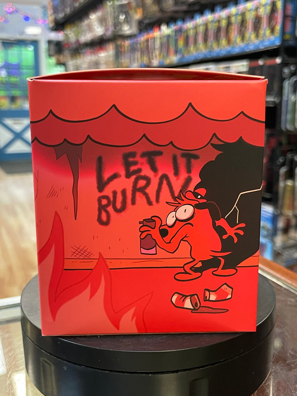 This is Fine Red GITD (Dumpster Fire, 100% Soft) NEW product image 9, provided for visual reference and product detail review