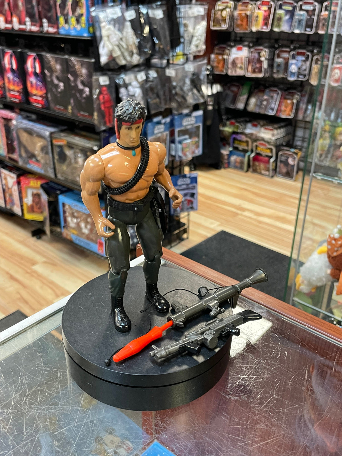 Fire Power Rambo with Accessories (Vintage Rambo, Coleco) product image 2, provided for visual reference and product detail