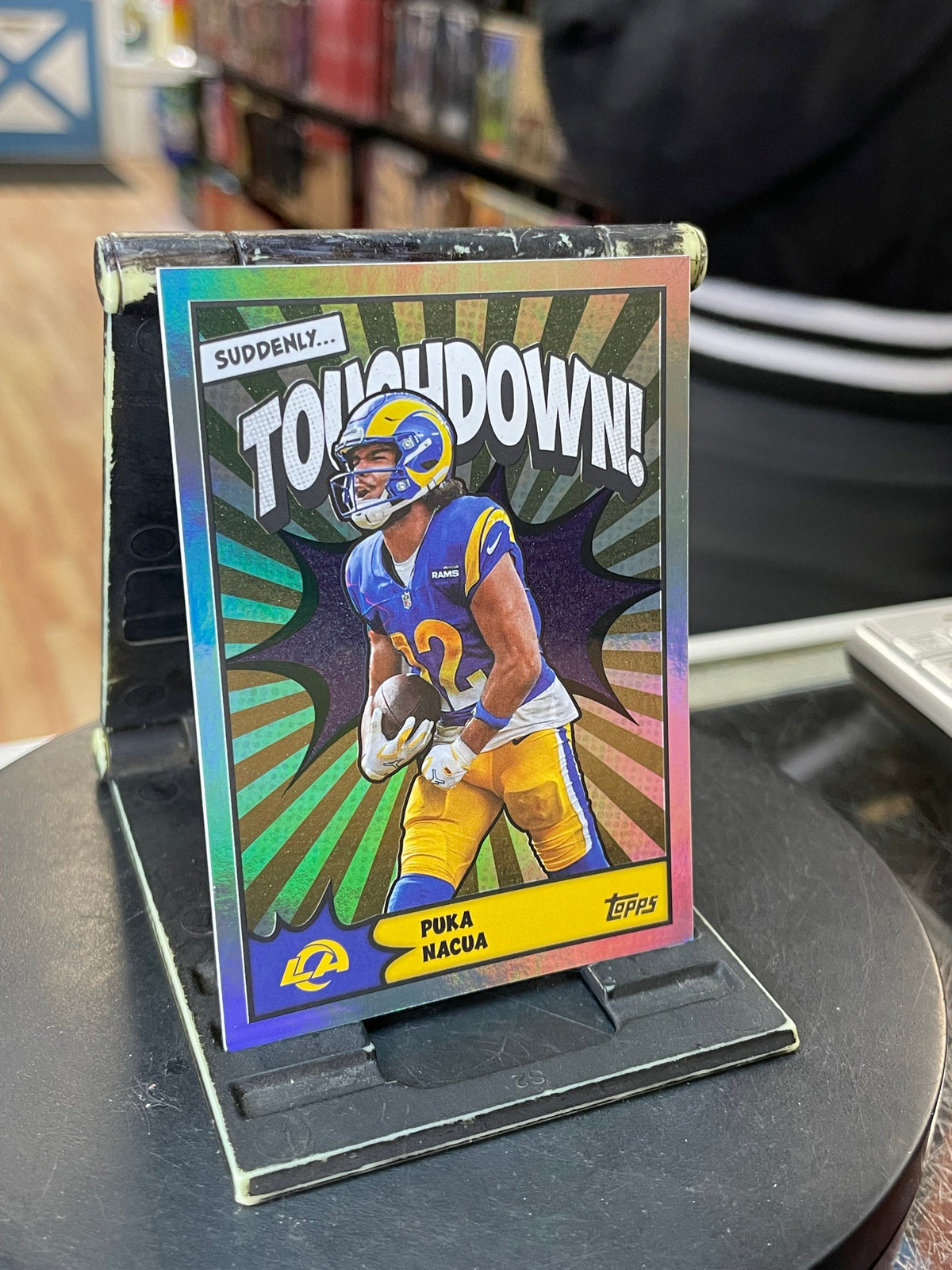 Puka Nacua -Suddenly Touchdown- (Topps, NFL Flagship 2026) product image 3, provided for visual reference and product detail