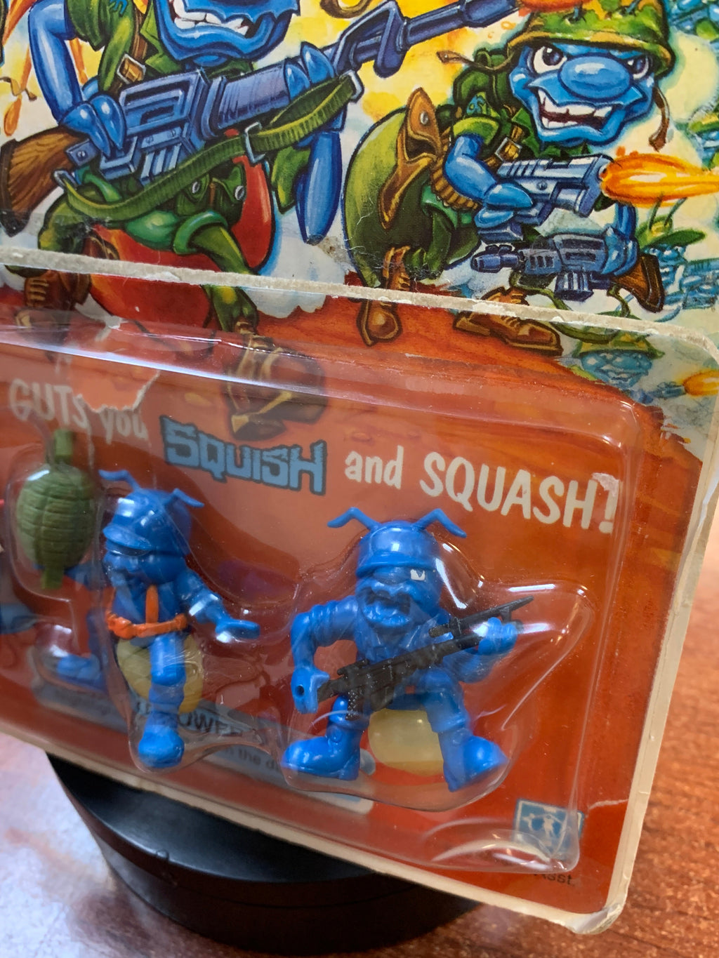 Flame Thrower Squad with Card Back 5422 (Vintage Army Ants, Hasbro) COMPLETE product image 2, provided for visual reference