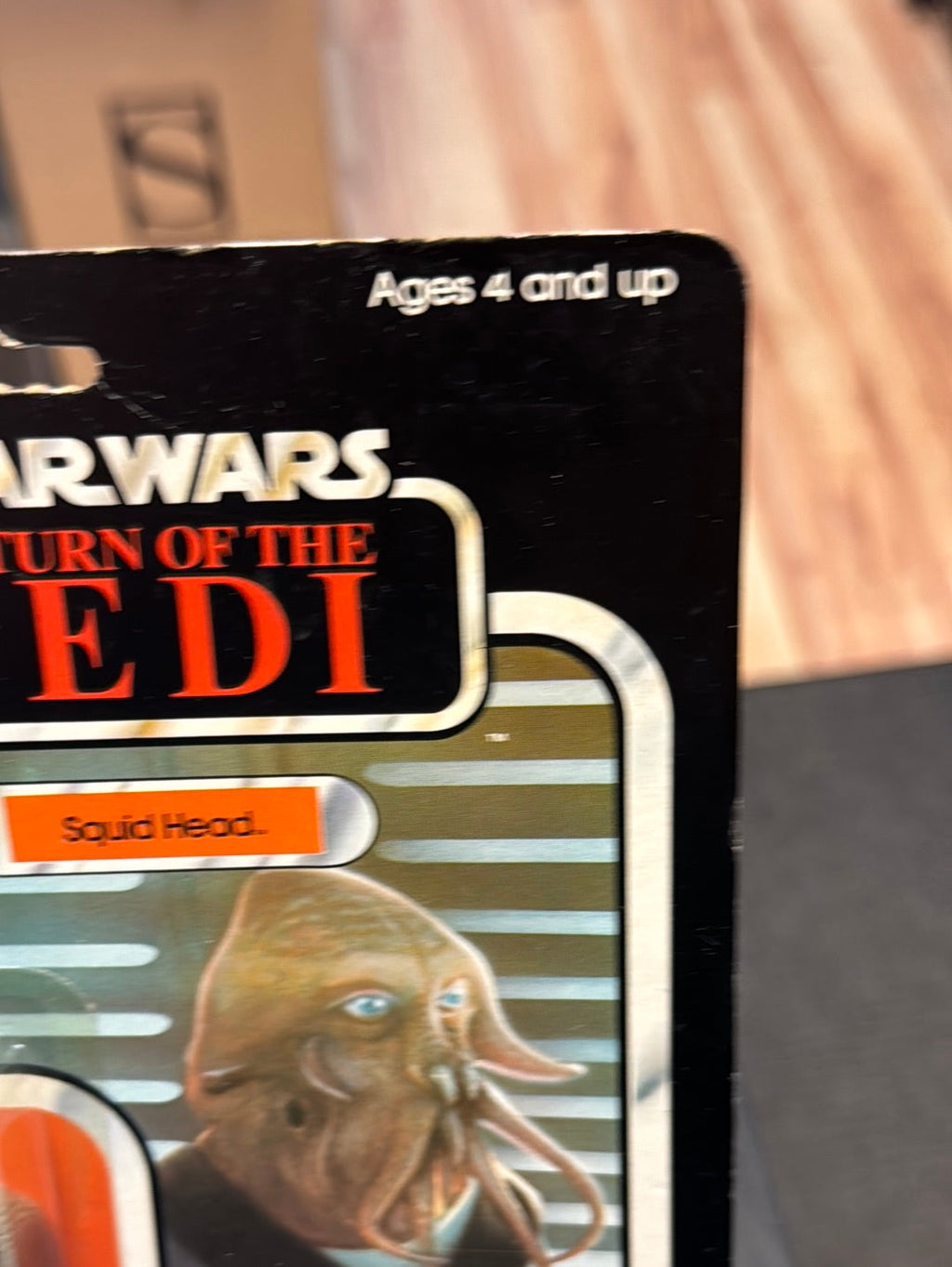 Squid Head Lando 77A ROTJ 1722 (Vintage Star Wars, Kenner) SEALED product image 3, provided for visual reference and product