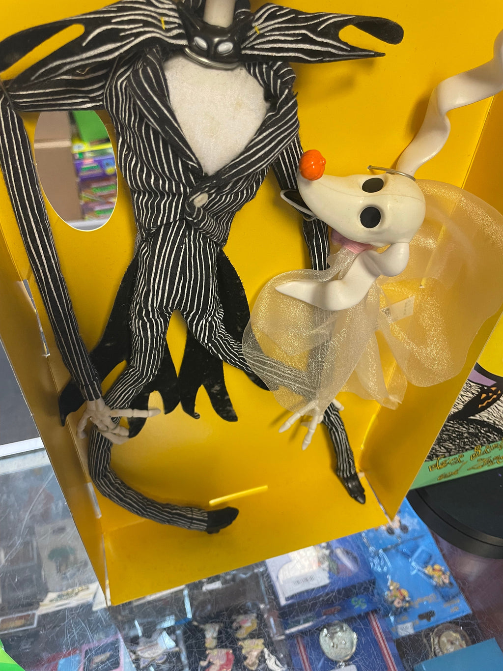 Talking Jack Skellington with Zero (Vintage Nightmare Before Christmas, Hasbro) **SEALED** (Copy) product image 5, provided