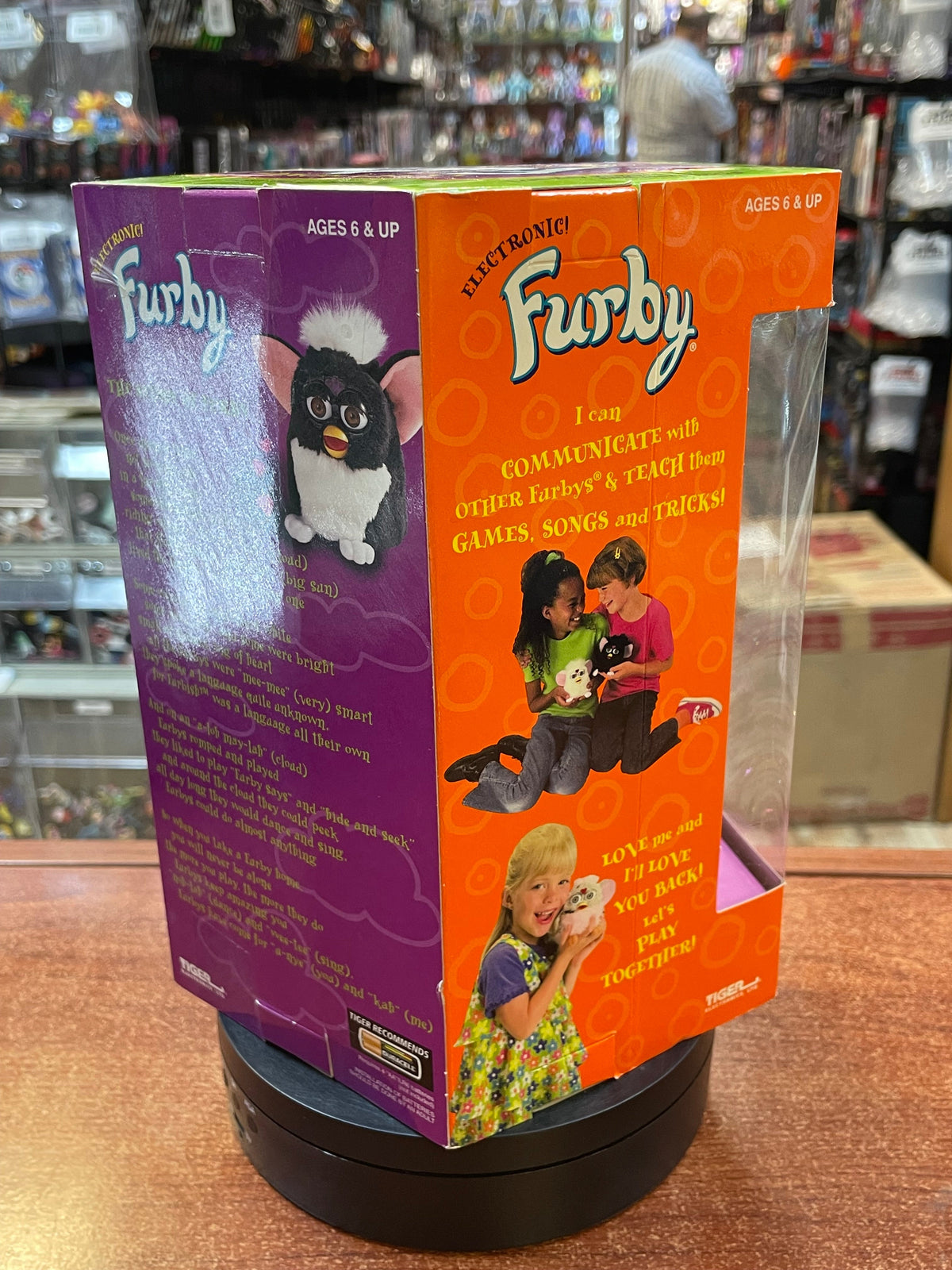 Champagne Tinsel -Brown Eyes- (Vintage Furby, Tiger Electronics) **NEW** product image 3, provided for visual reference and