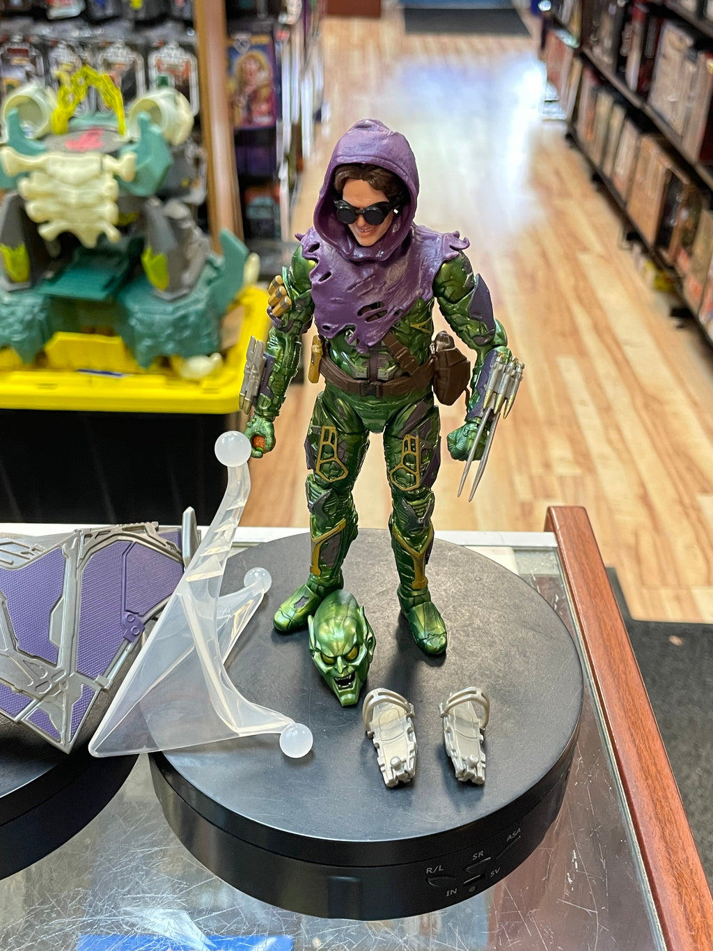Green Goblin Spider-Man No Way Home (Marvel Legends, Hasbro) COMPLETE product image 2, provided for visual reference and