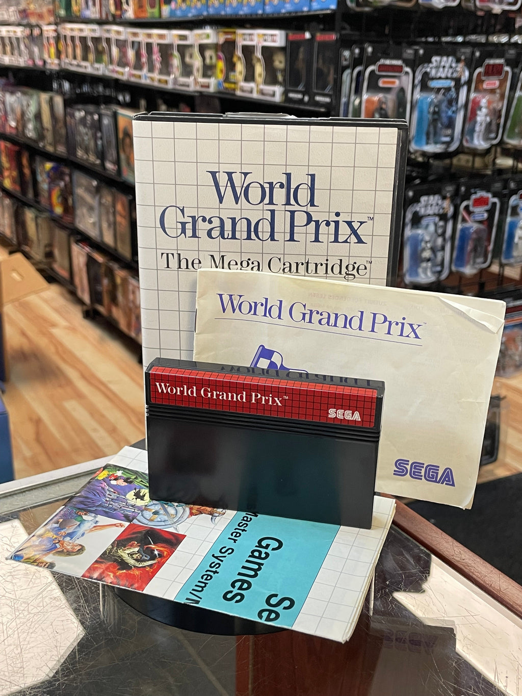World Grand Prix (SEGA Master System SMS, Video Games) **COMPLETE** product image 1, provided for visual reference and