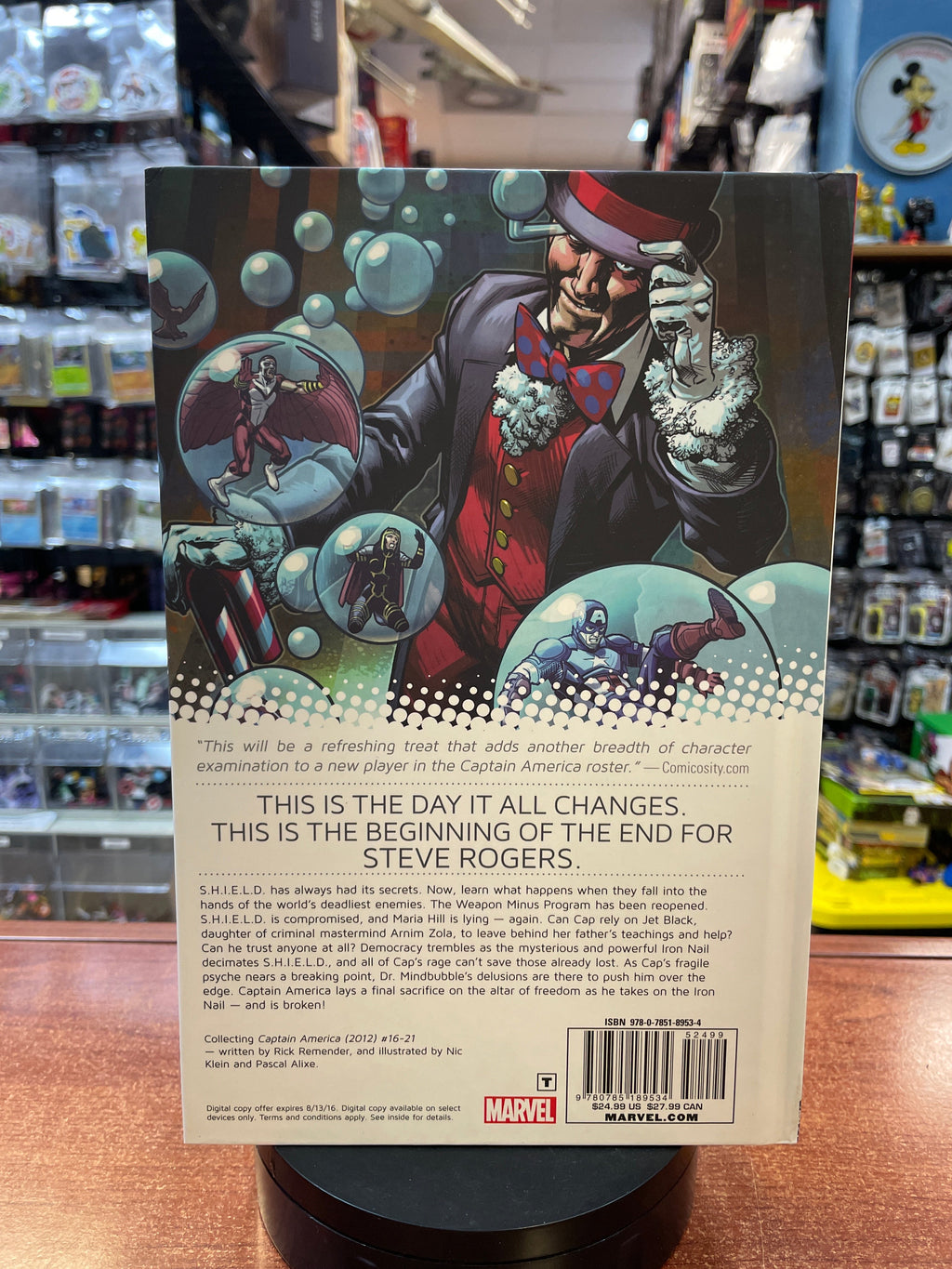 Captain America -Remender- HardCover Volume 1-5 (Marvel, Comics) product image 9, provided for visual reference and product