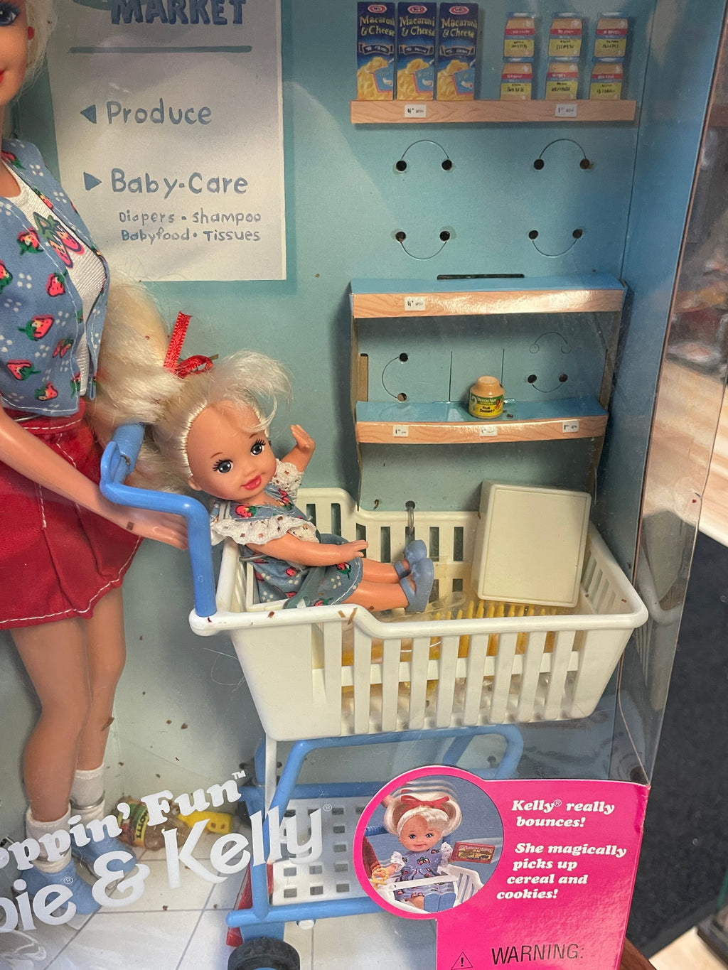 Shoppin Fun Barbie & Kelly #15756 (Vintage Barbie, Mattel) **SEALED** product image 5, provided for visual reference and