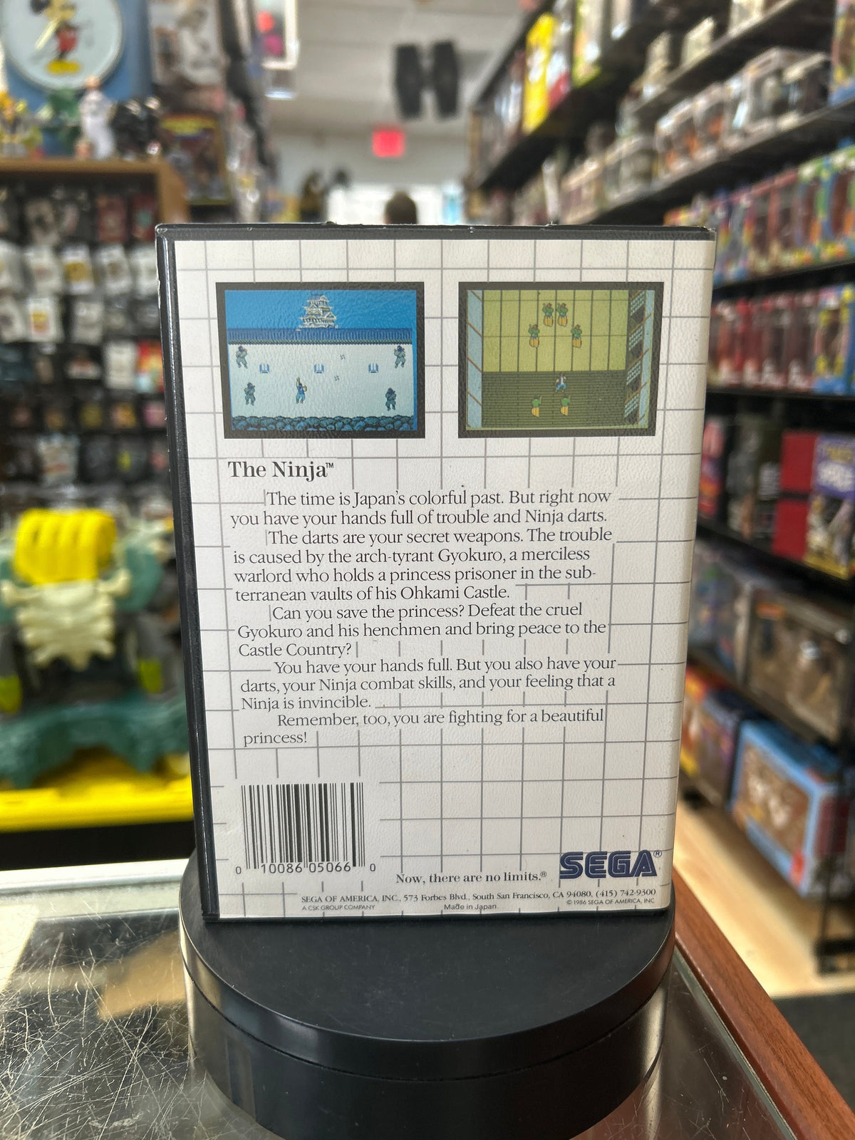 The Ninja 0844 (SEGA Master System SMS, Video Games) **COMPLETE** product image 7, provided for visual reference and product