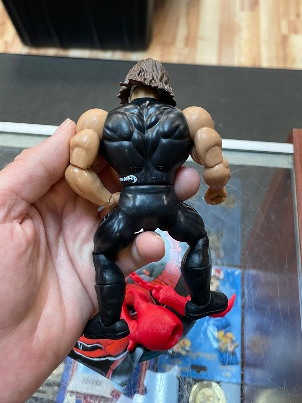 Sting as Clawful (WWE MOTU, Mattel) **COMPLETE** product image 7, provided for visual reference and product detail review
