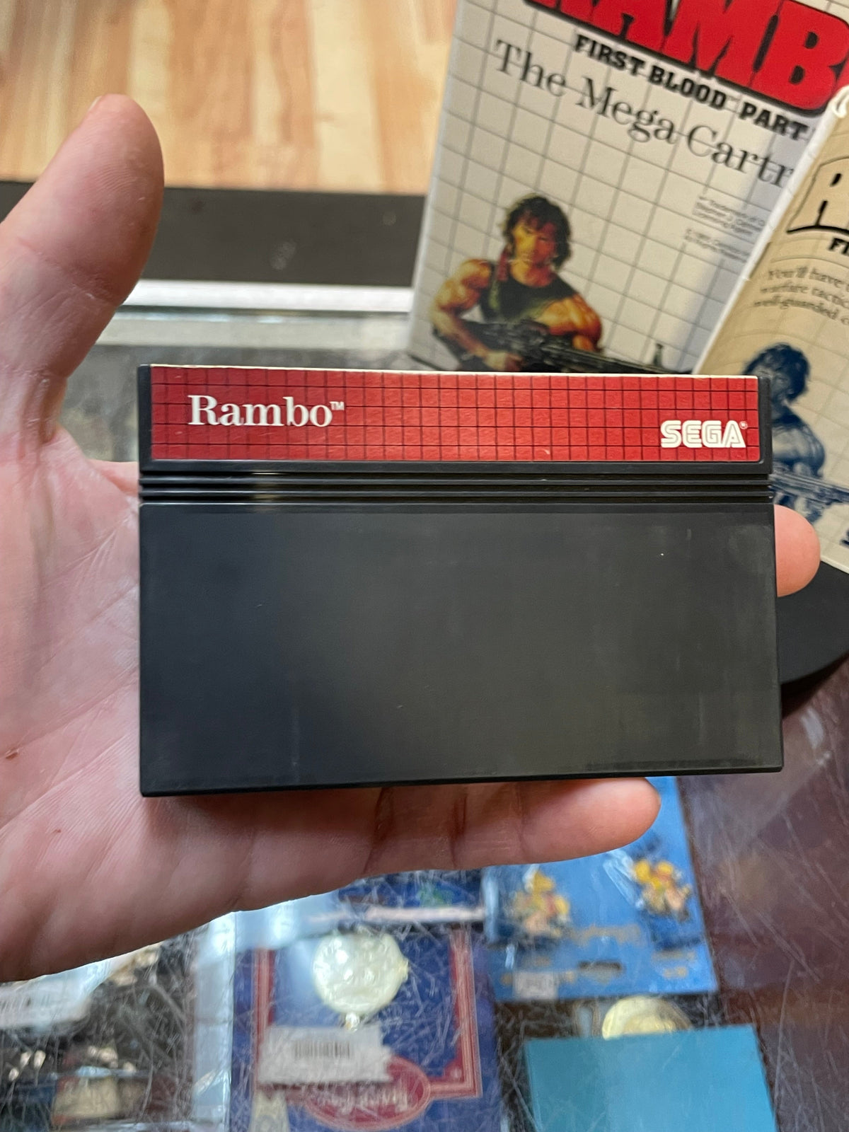 Rambo First Blood Part II 1362 (SEGA Master System SMS, Video Games) **COMPLETE** product image 3, provided for visual