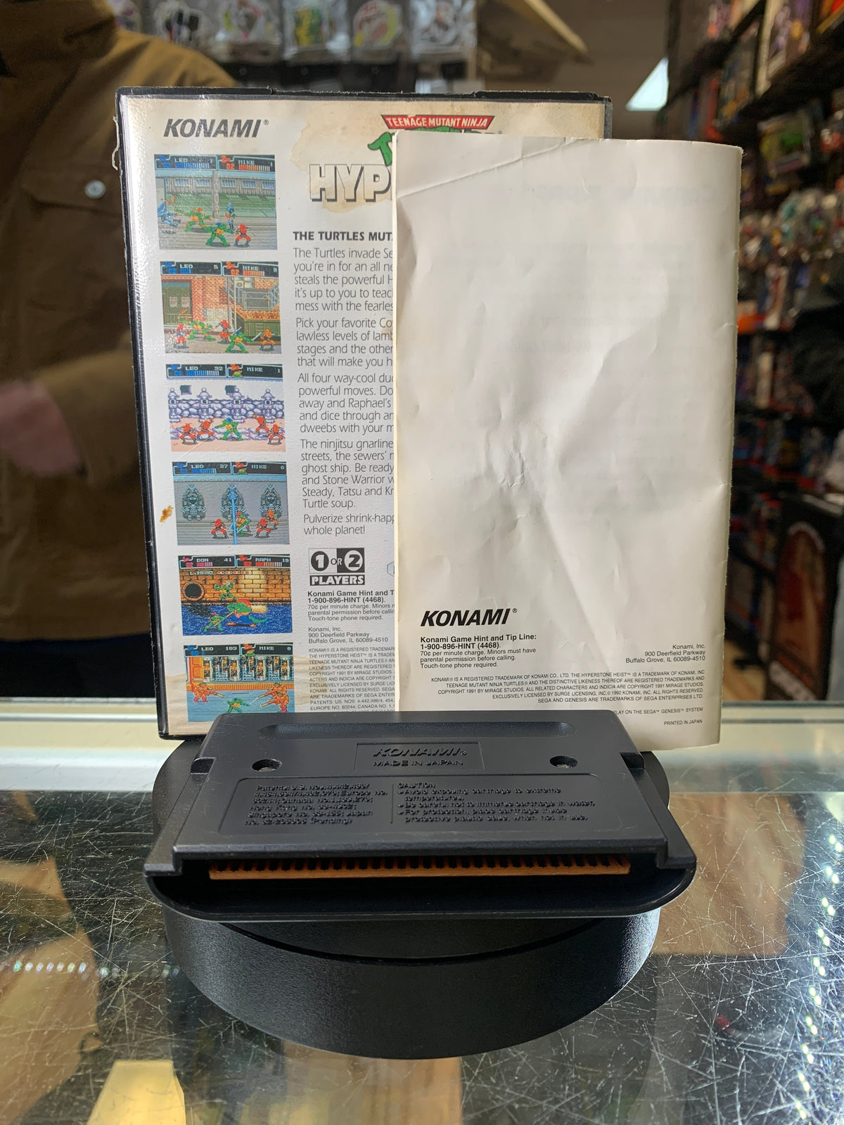 TMNT Ninja Turtles: The Hyperstone Heist (Sega Genesis, Vintage Video Games) COMPLETE (Copy) product image 2, provided for