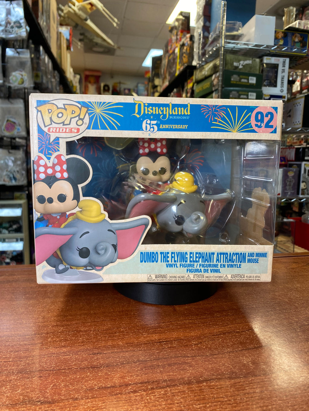 Minnie Mouse Flying Dumbo Elephant #92 (Funko Pop, Disneyland) product image 1, provided for visual reference and product