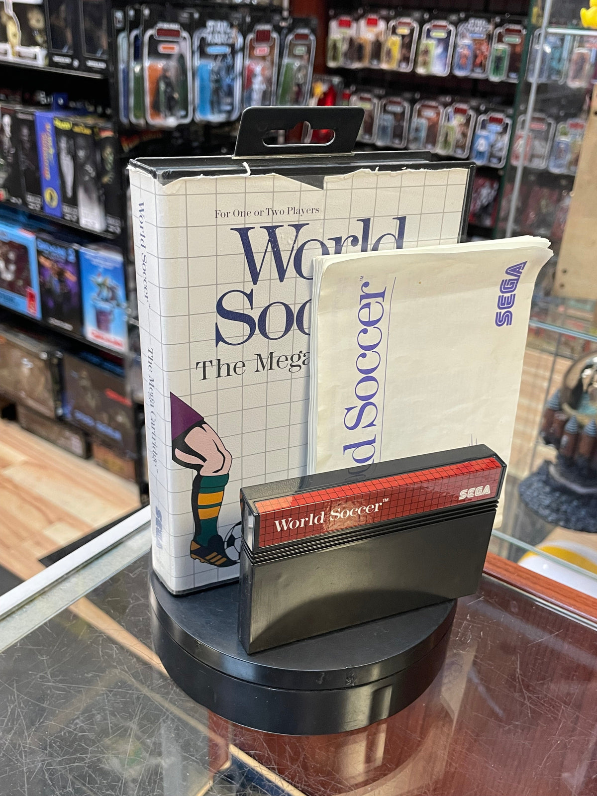 World Soccer (SEGA Master System SMS, Video Games) **COMPLETE** product image 3, provided for visual reference and product