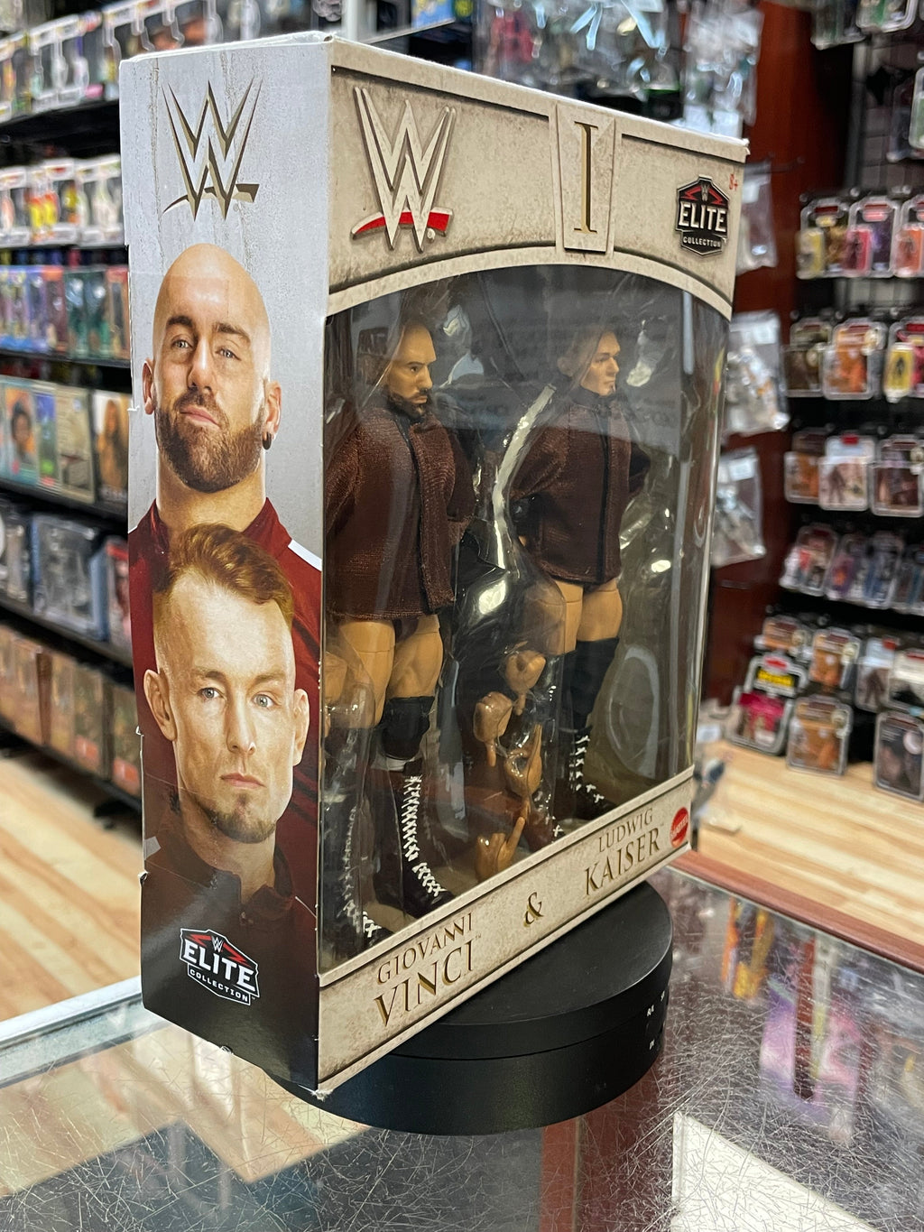 Imperium -Vinci & Kaiser- (WWE Elite, Mattel) **SEALED** product image 4, provided for visual reference and product detail