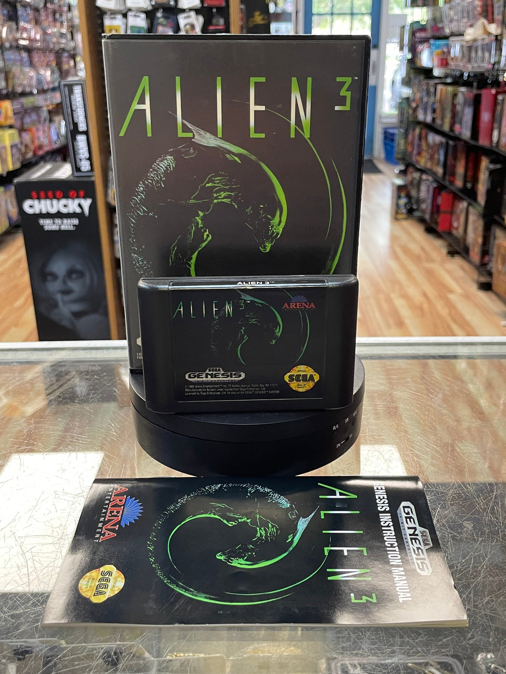 Alien 3 (Sega Genesis, Vintage Video Games) COMPLETE product image 1, provided for visual reference and product detail review