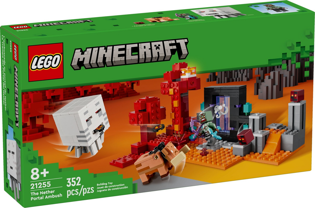 21255 The Nether Portal Ambush (Retired) (Open Box, Sealed Bags) product image 2, provided for visual reference and product