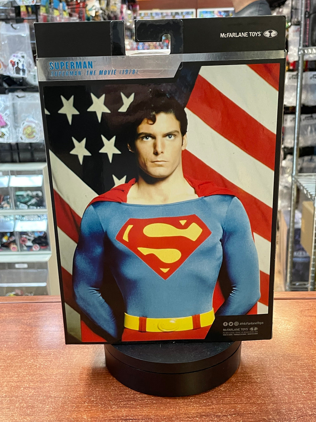 Christopher Reeves Superman Collectors Edition (DC Multiverse, Mcfarlane) product image 3, provided for visual reference and