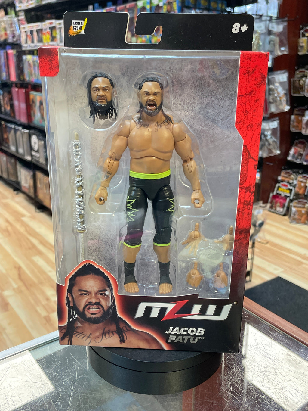 Jacob Fatu MLW (WWE, Boss Fight Studio) **Complete** product image 4, provided for visual reference and product detail review