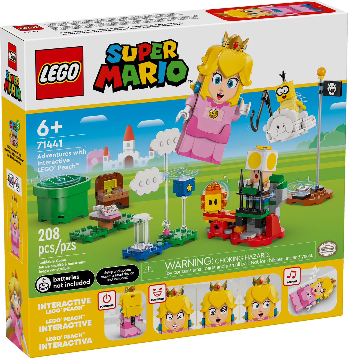 71441 LEGO Super Mario: Adventures with Interactive LEGO Peach product image 3, provided for visual reference and product