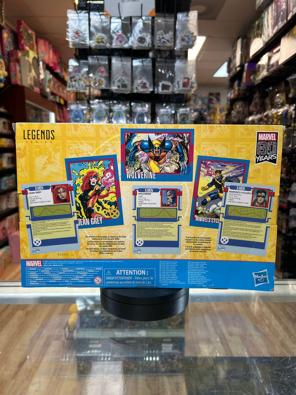 Wolverine Jean Grey & Cyclops -XMEN- (Marvel Legends, Hasbro) *SEALED* product image 4, provided for visual reference and