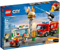 60214 LEGO City: Burger Bar Fire Rescue (Retired) (New Sealed) product image 1, provided for visual reference and product