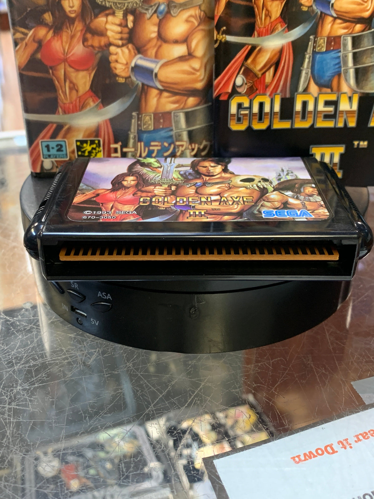 Golden Axe III Japanese (Sega Genesis Mega Drive, Vintage Video Games) COMPLETE product image 3, provided for visual